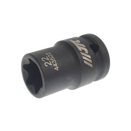 Голівка ударна TORX E22 1/2", фото 1