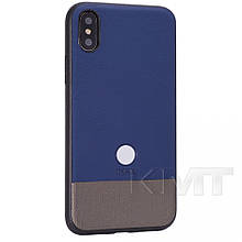 IMax Leather Back Cover — Samsung J5 2017(J530) — Blue