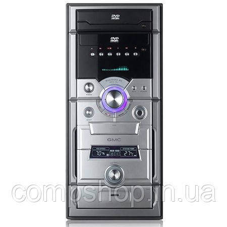 Корпус Midi-Tower без БЖ  GMC AVC-K1 Silver  (ATX 2.0 + serial-ATA, 4 x USB, Audio + MIC port , fan controller, фото 1