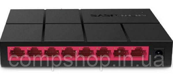 Комутатор Mercusys MS108G (некерований, 8xFast Ethernet (10/100/1000 Мбіт/с)) (код 123084), фото 1