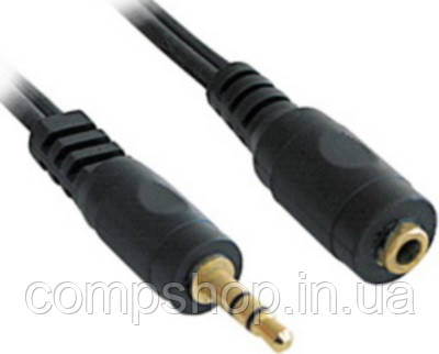 Кабель audio Cablexpert CCA-421S-5M 3.5mm stereo plug to 2 x stereo sockets 5 м (код 54759)