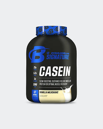 Протеїн казеїновий Bodybuilding Signature Micellar Casein 1800 г ( смак шоколадний мілкшейк ), фото 2