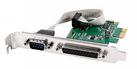 Адаптер Контролер COM+LPT-портів Gembird PEX-COMLPT-01, PCI-Express (на планці) (код 125174)