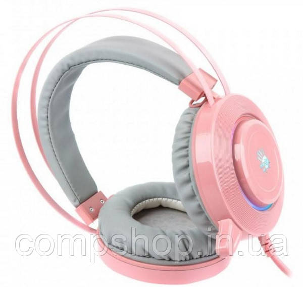 Навушники / Гарнітури Навушники з мікрофоном A4-Tech G521 Bloody (Pink),  ігрові з мікрофоном, Hi Fi, 7.1