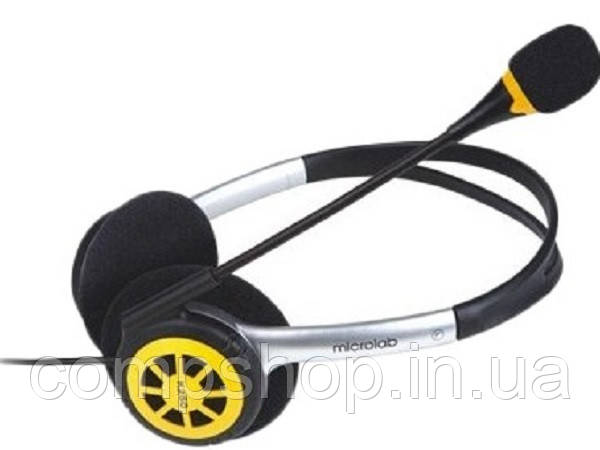Навушники / Гарнітури Гарнітура Microlab K250 20-20 000 Гц /108 дБ for Chat&Play Yellow (код 126649)