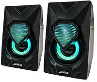 Акустична система 2.0 Jedel S-502 2x3W USB Black (код 126870)