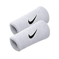 Напульсники Nike Doublewide Wristbands 2 шт. (1 пара) для спорта, игр, тренировок (NNN05-101)