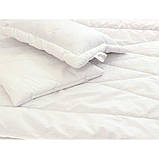 Біла дитяча силіконова ковдра 140х105 стьобана бязь (320.04СЛУ), фото 4