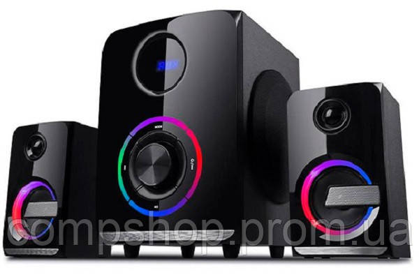 Акустична система 2.1 GoldenField LA-161G 2x10W+25W MP3 player Remote Control+FM (код 114585), фото 1