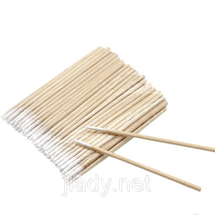 Ватні бамбукові палички MICRO STICKS (Пакет 100 шт.), фото 1