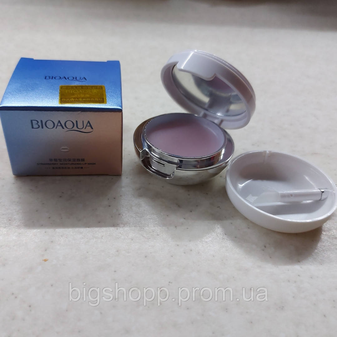 BIOAQUA Strawberry Moisturizing Lip Mask 13g Зволожувальна маска для ...