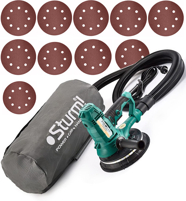 Шліфмашина для стін Sturmax DWSM6075SLM+ 10 кіл в подарунок.