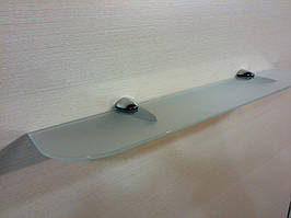 Полиця скляна пряма 5 мм матова 60 х 15 см