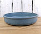 Форма для випічки керамічна кругла 26 см краплі блакитний, фото 2