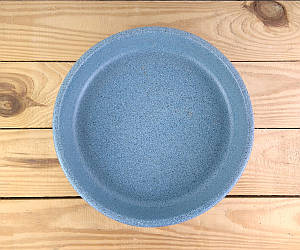 Форма для випічки керамічна кругла 26 см краплі блакитний