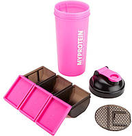 Шейкер с отсеками MyProtein Shaker Core 150 900 ml pink розовый