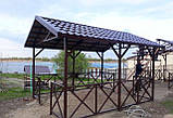 Металева альтанка для дачі / Альтанка для відпочинку, фото 6
