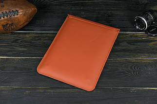 Шкіряний чохол для MacBook Air 13" (2018-2021) Дизайн №38, натуральна шкіра Grand, колір  Коньяк, фото 4