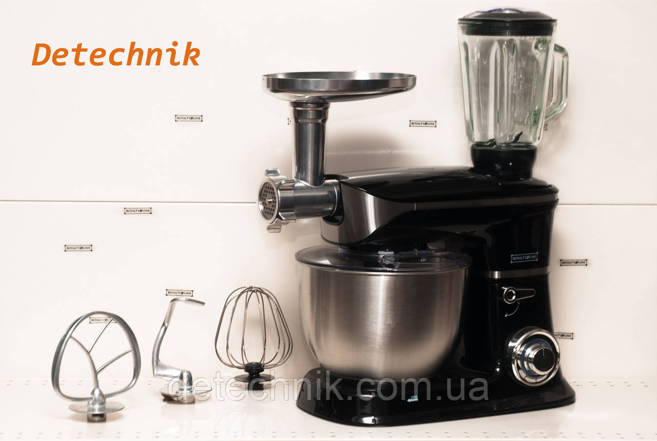 Кухонний комбайн 3в1 Royalty Line RL-PKM-1900.7BG BLACK 1900 Вт
