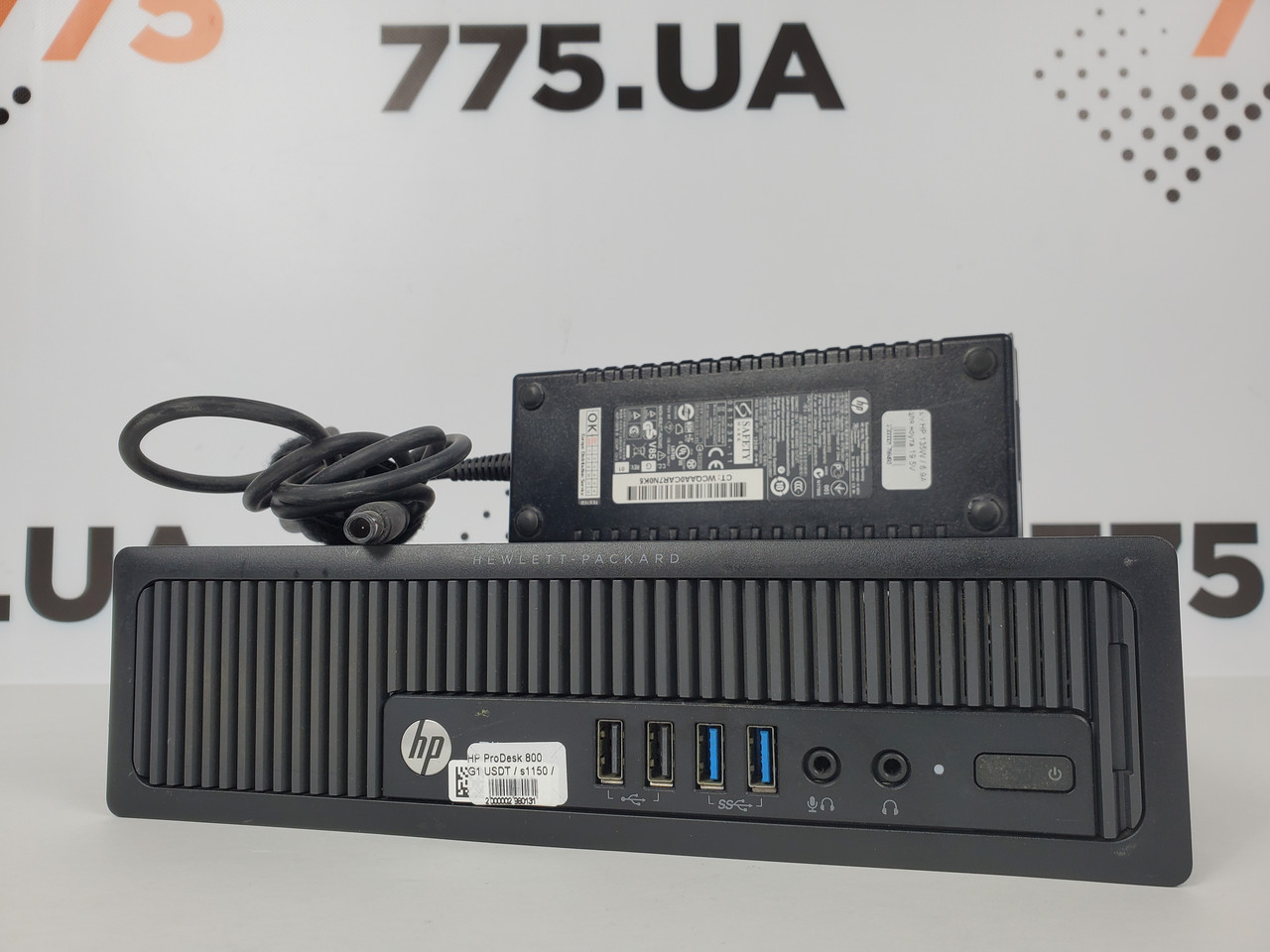 Комп'ютер HP ProDesk 800 G1 USDT, Intel Сore i5-4590s 3.7 GHz, DDR3 8ГБ, SSD 120ГБ, Intel HD 4600