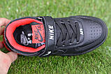 Дитячі кросівки nike air force shadow black rad найк аїр форс чорний червоний 32 20.7 см, фото 2