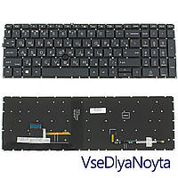 Клавиатура для ноутбука HP (EliteBook: 850 G7, 855 G7) rus, black, без фрейма, подсветка клавиш, с джойстиком