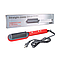 Гребінець випрямляч для волосся з турмаліновим покриттям Hair Straightener HQT-909B / Щітка випрямляч Червоний, фото 4