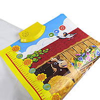 Інтерактивний плакат «Рестомір що говорить» Ферма пісні звуки тварин ігри російська мова 34*86*2 см (246246), фото 3