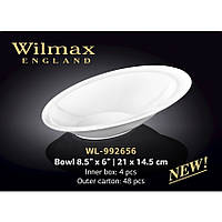 Салатник Wilmax WL-992656 овальный 14,5 см.