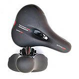 Сідло для велосипеда Feel Fit ZD-025 Чорно-червоне, фото 2