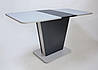 Стіл обідній Intarsio Cosmo Grey 110(145)x68 см Графіт / Сірий Камінь (COSMOGR), раскладной стол обеденный, фото 9