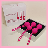 Вагінальні кульки 3 шт. зі зміщеним центром тяжіння, кулі Кегеля для тренувань м'язів піхви, інтимні трен