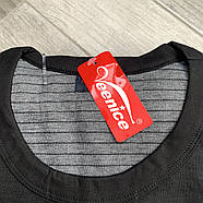 Термокомплект чоловічий бавовна Veenice, двошаровий, чорний, L-3XL розміри, 0107, фото 2