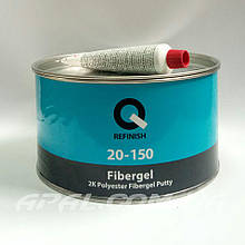 Q-Refinish 20-100 Поліефірна шпатлівка FIBERGLASS зі скловолокном (1,8 кг)