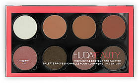 Палітра для контурінгу Huda Beauty Highlight Contour Pro Palette (8 відтінків)