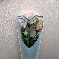 Букетик із трояндочок "Грація". Подарунок коханій дівчині, жінці, на День Святого Валентина, 8 березня