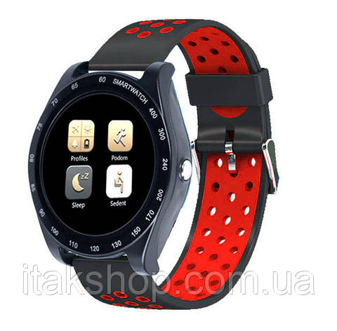 Розумний спортивний годинник Smart Watch Z1 Фітнес браслет (Червоний), фото 2