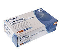 Перчатки нитриловые SafeTouch Advanced Slim Blue без пудры 100шт/уп голубые L
