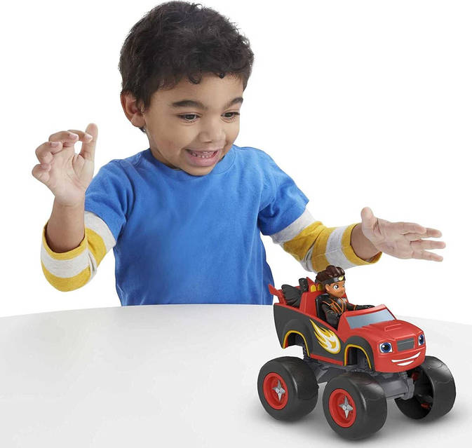 Fisher-Price Вспыш и чудо-машинки с Эй-Джей Blaze and the