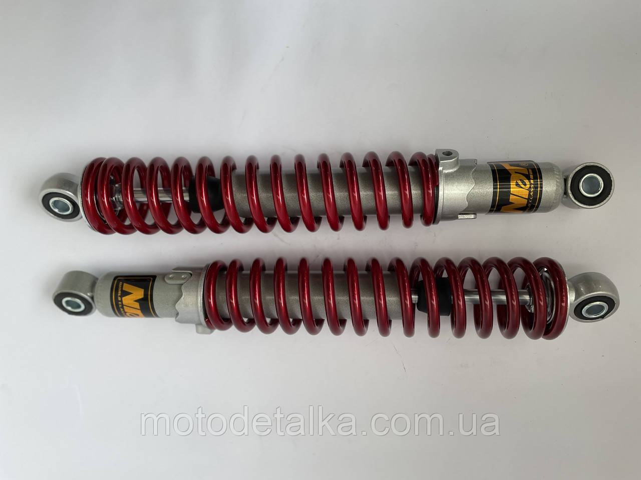 Амортизаторы (пара) Дельта,Альфа,Сабур  340mm, красные  NDT.