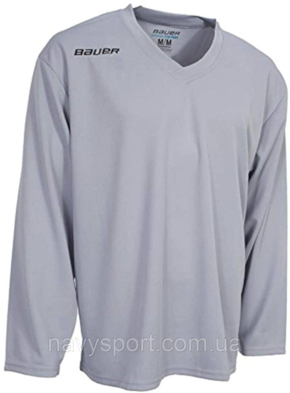 Воротарська майка Bauer Flex Practice Hockey Jersey Youth GC Silver