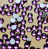 Стрази клейові Premium Violet SS12 Non-hot Fix 1440 шт. Стрази холодної фіксації, фото 3