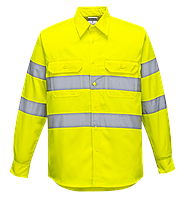 Светоотражающая рубашка E044 Рабочая одежда высокой видимости Portwest