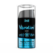 Рідкий вібратор Intt Vibration Ice (15 мл) (м'ята пачка!!!, фото 4