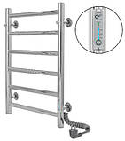 Рушникосушка електрична Flyme EF mini 6R (терморегулятор, таймер) праве підключення, фото 2