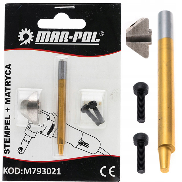 Пуансон і матриця для висічних ножиць MAR-POL M793021