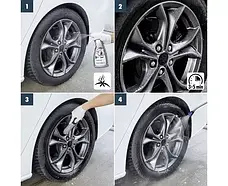 Безкислотний очищувач легкосплавних і сталевих дисків SONAX Felgenreiniger 1 л, фото 2