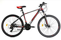 Горный велосипед Crosser МТ-036 29* рама 17 (21sSHIMANO+Hyd) черно-белый-красный