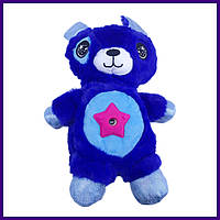 Іграшка нічник-проектор Star Belly Dream Lites Puppy 7 режимів LED підсвічування Ведмедик Синій