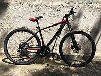 Горный велосипед Crosser AL-LEON (21sSHIMANO+Hydra) 29* рама 18 черно-красный